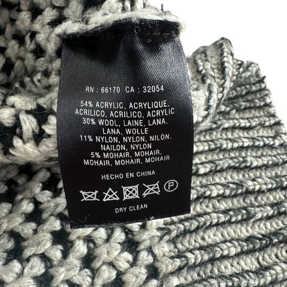 Sparrow Anthropologie Black and White Wool Blend Sweater - Picture 2 of 4